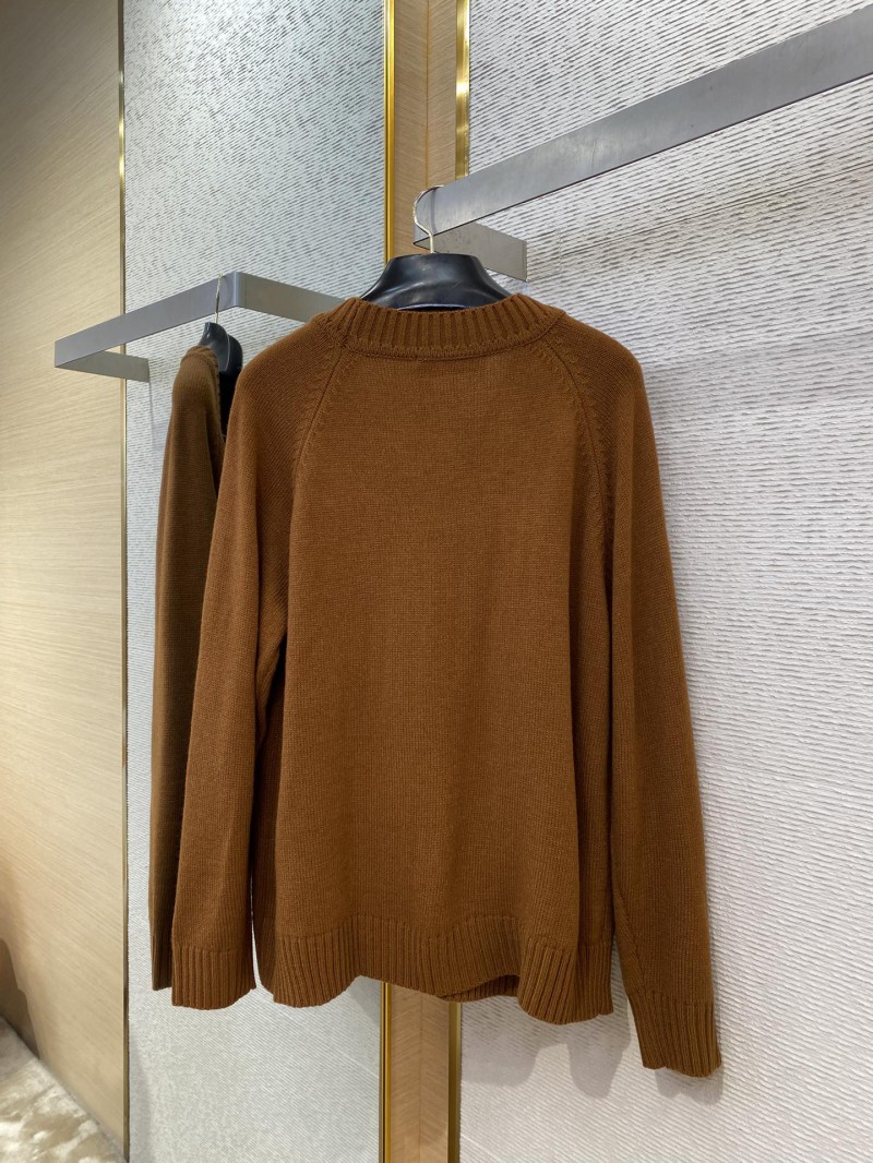 LV logo knitted cardigan jacket 6