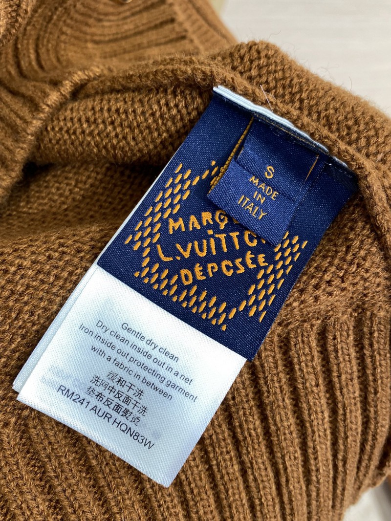 LV logo knitted cardigan jacket 8