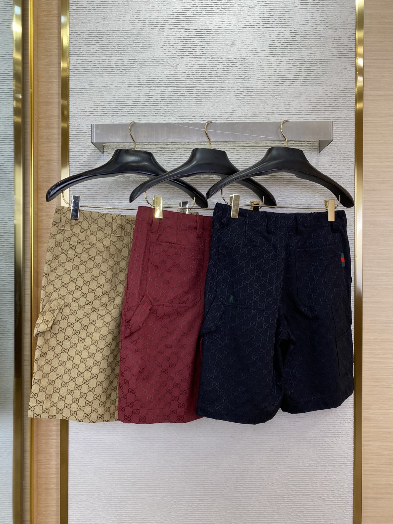 Gucci Jacquard Shorts Khaki 1