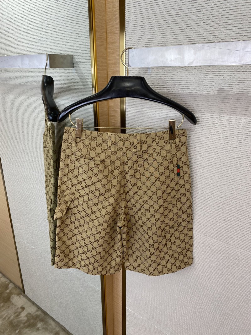 Gucci Jacquard Shorts Khaki 7