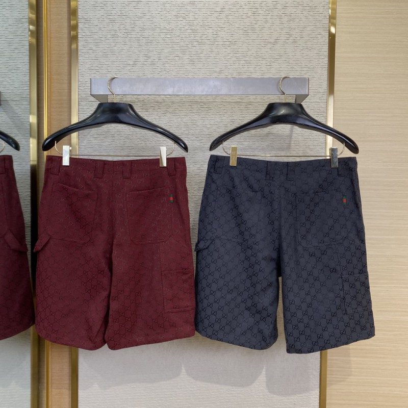 Gucci GG Full Print Jacquard Shorts Grey 1
