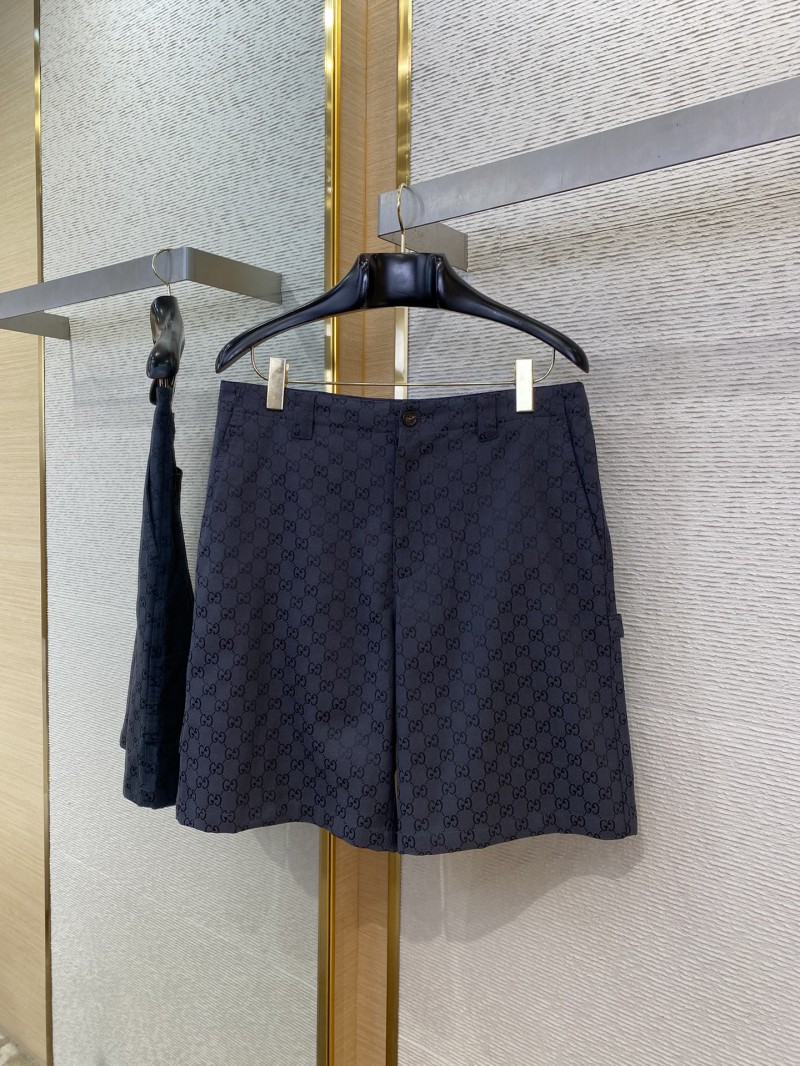 Gucci GG Full Print Jacquard Shorts Grey 4