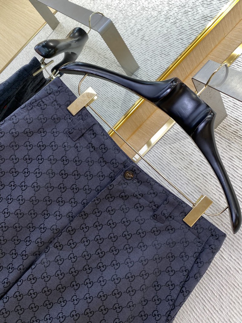Gucci GG Full Print Jacquard Shorts Grey 5