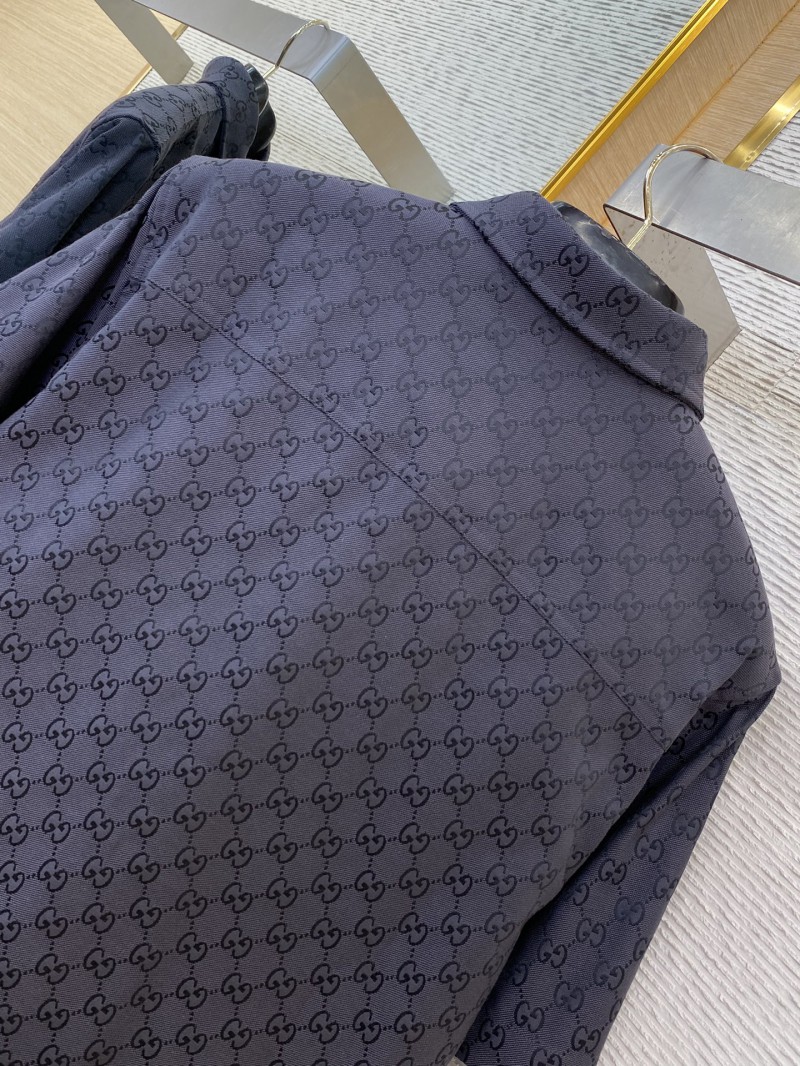Gucci GG Jacquard Short Sleeve Shirt Black 7