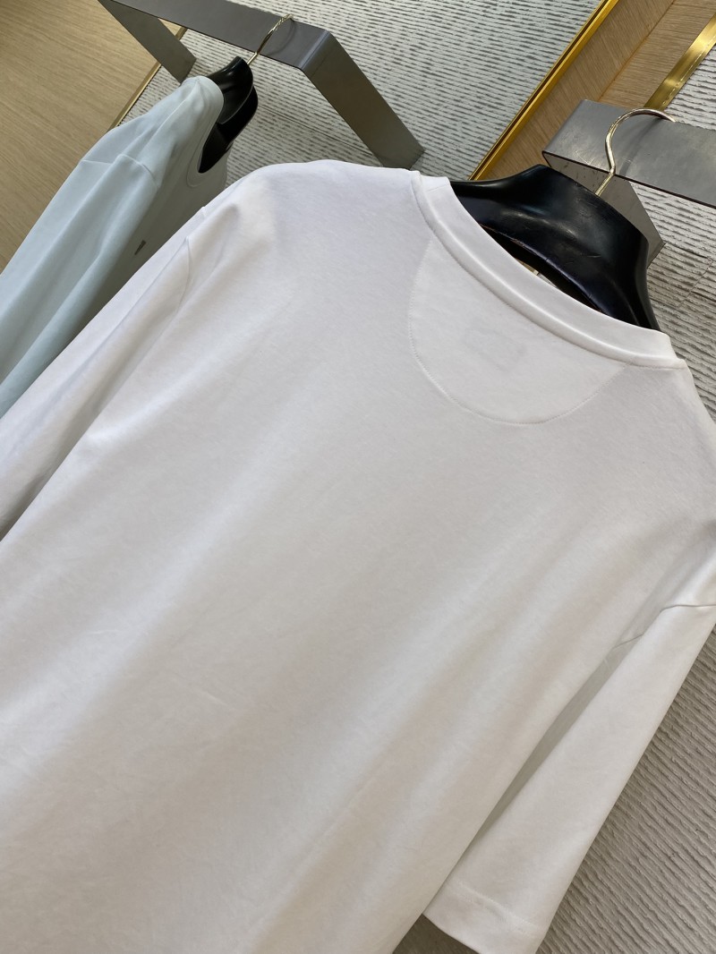 Fendi Hardware Hot Stamping Short Sleeve T-Shirt White 7