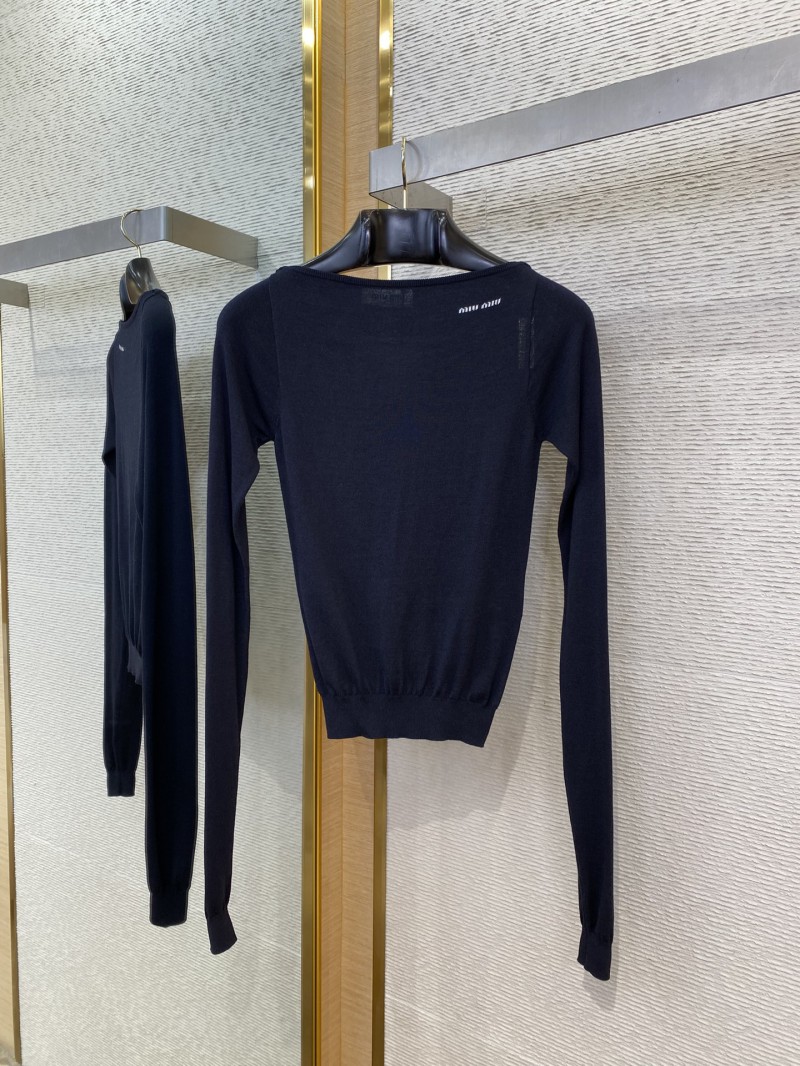 Miu Miu Wool One Neck Sweater 4