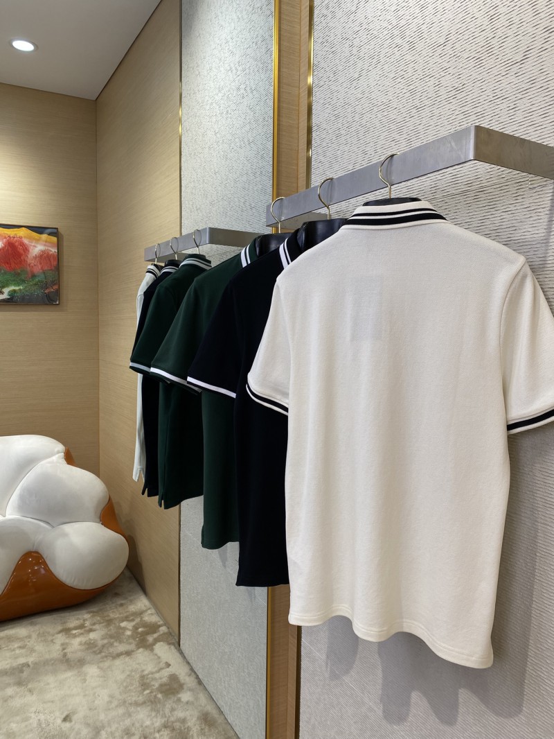 Gucci Logo Embroidered Polo Shirt White 3