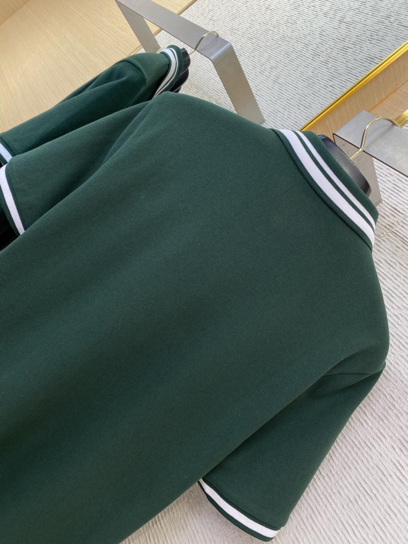 Gucci Logo Embroidered Polo Shirt Green 7
