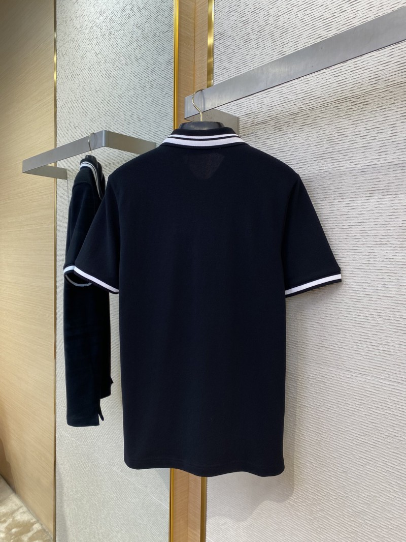 Gucci Logo Embroidered Polo Shirt Black 6