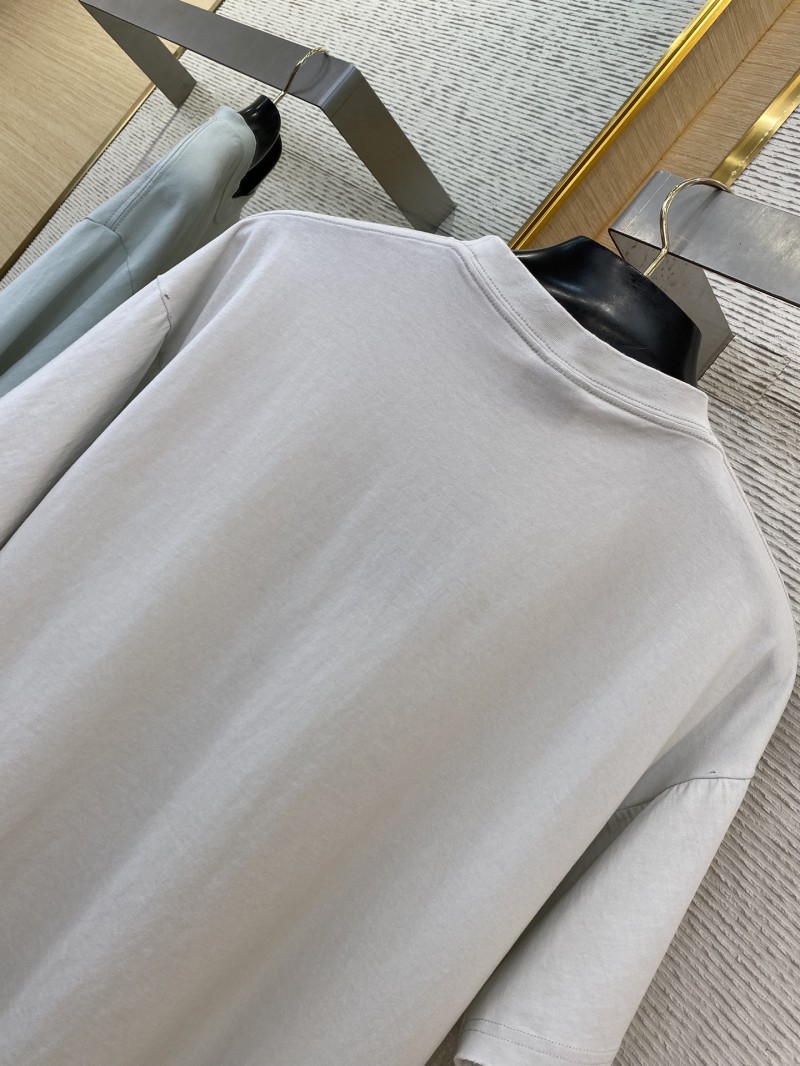 Balenciaga Logo Cracked Letter Print Short Sleeve T-Shirt White 7