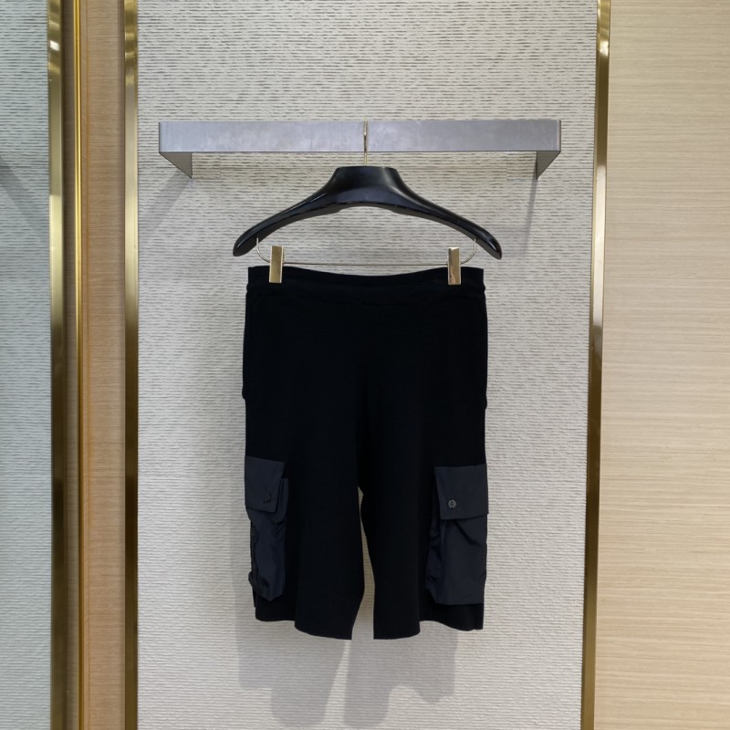 LV Embossed Drawstring Shorts 1