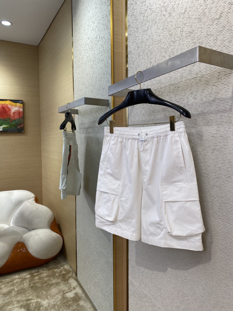 Gucci Tricolour Branded Monogrammed White Casual Sweatshorts 2