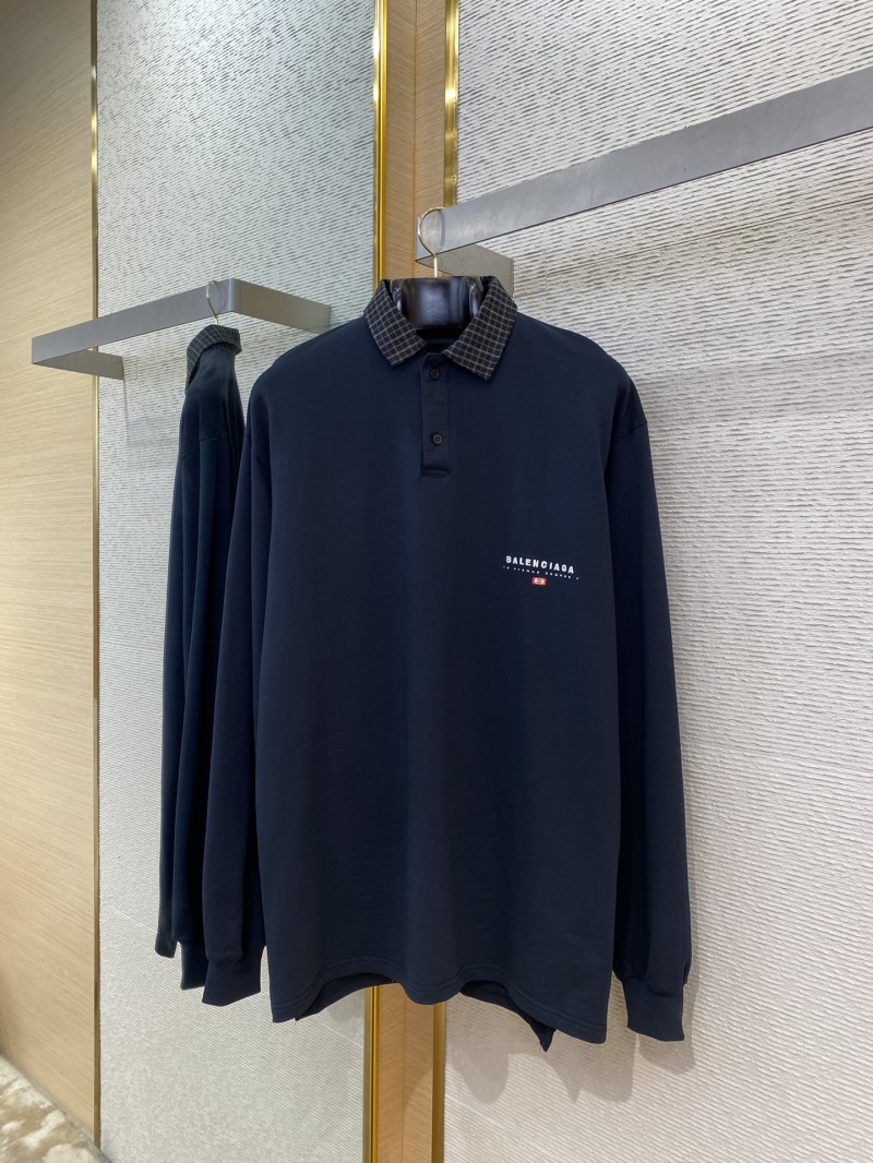 Balenciaga Check Collar Polo Shirt 4