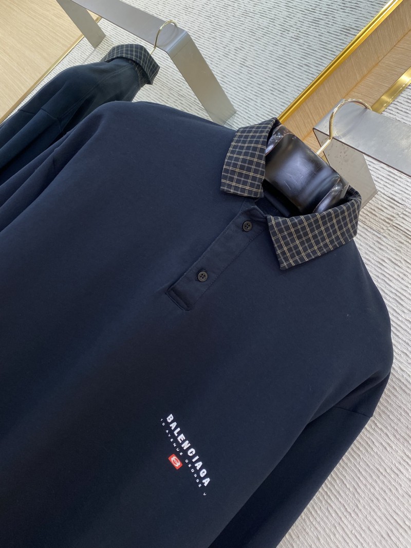Balenciaga Check Collar Polo Shirt 5