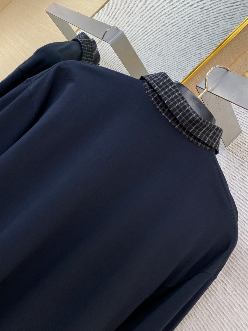 Balenciaga Check Collar Polo Shirt 7