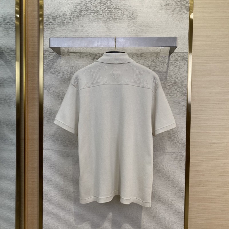 LV Pocket Embossed Short Sleeve Knit 1