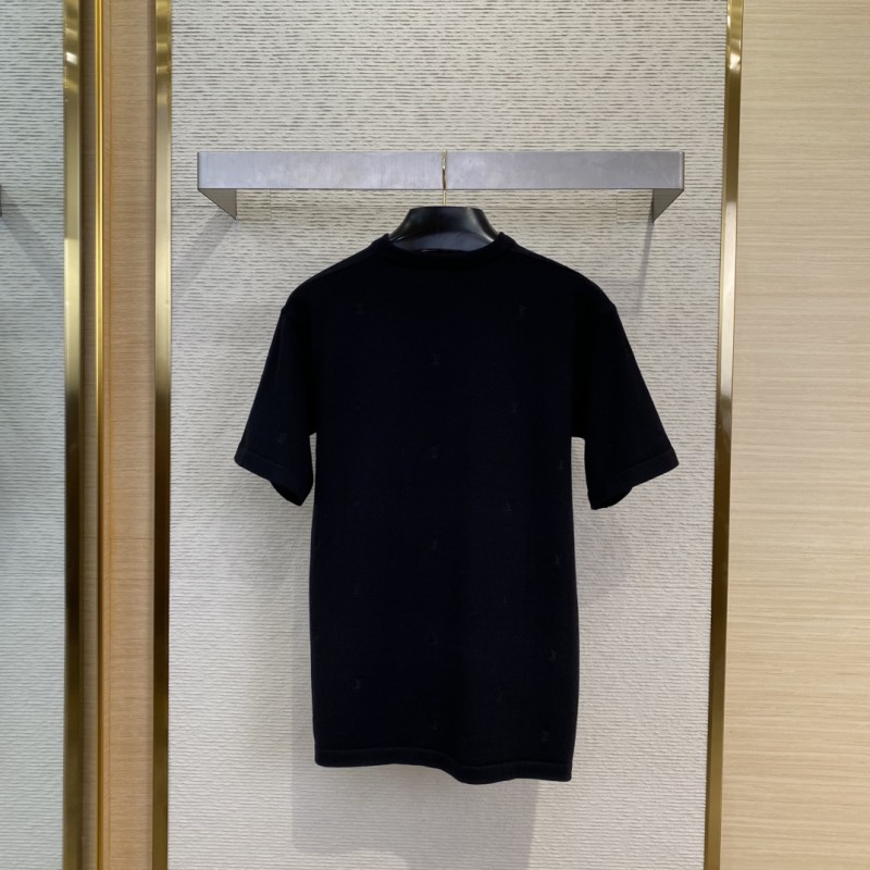 LV Full width embroidered knitted short sleeve 1