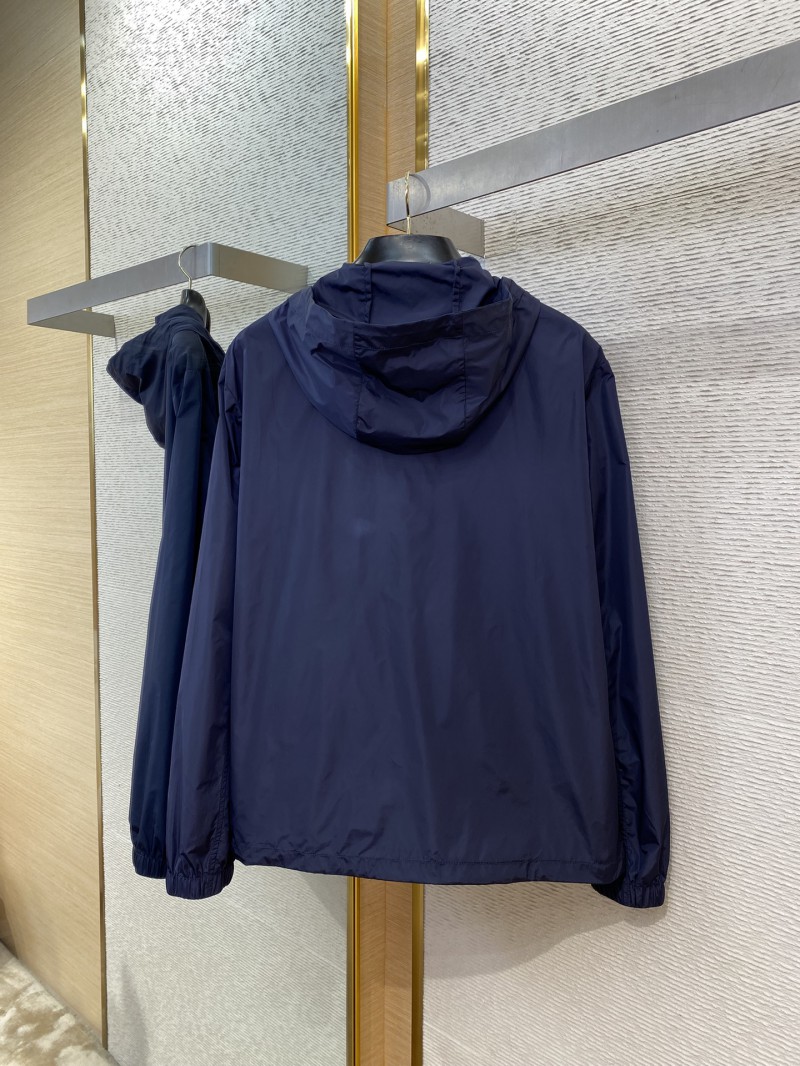 Fendi Badge Embroidered Hooded Jacket Coat 6