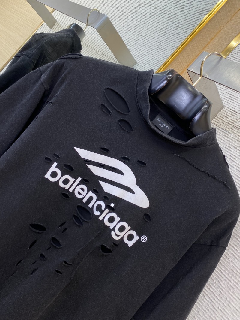 Balenciaga 3M Printed True Two Piece Long Sleeve T-Shirt 5
