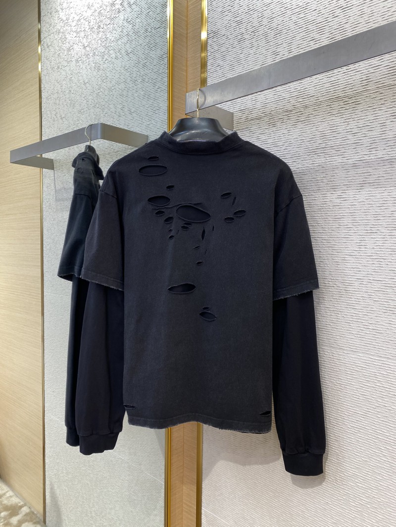 Balenciaga 3M Printed True Two Piece Long Sleeve T-Shirt 6
