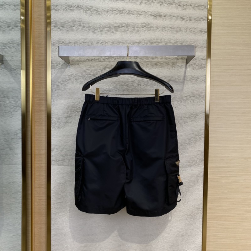 Prada Pocket Metal Triangle Label Bermuda Shorts 1