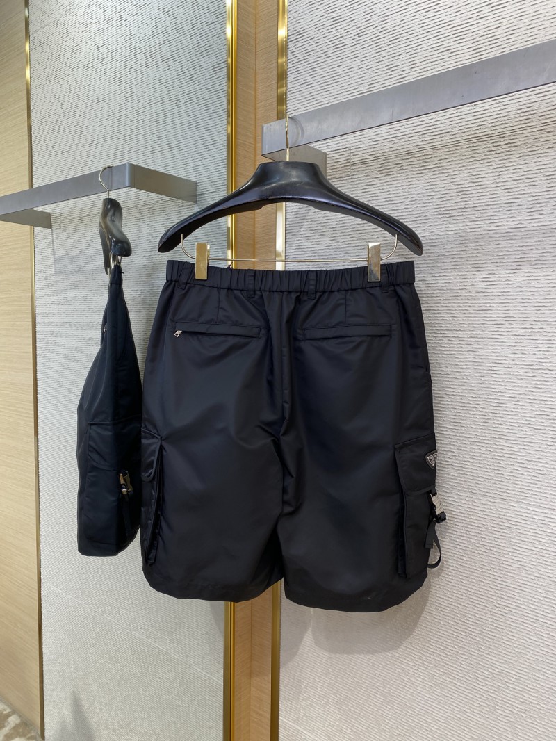 Prada Pocket Metal Triangle Label Bermuda Shorts 6