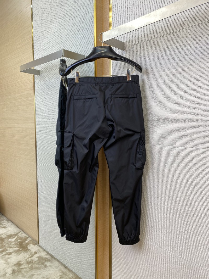 Prada Triangle Label Nylon Work Trousers 5