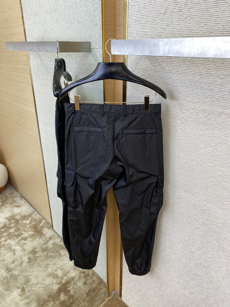 Prada Triangle Label Nylon Work Trousers 7