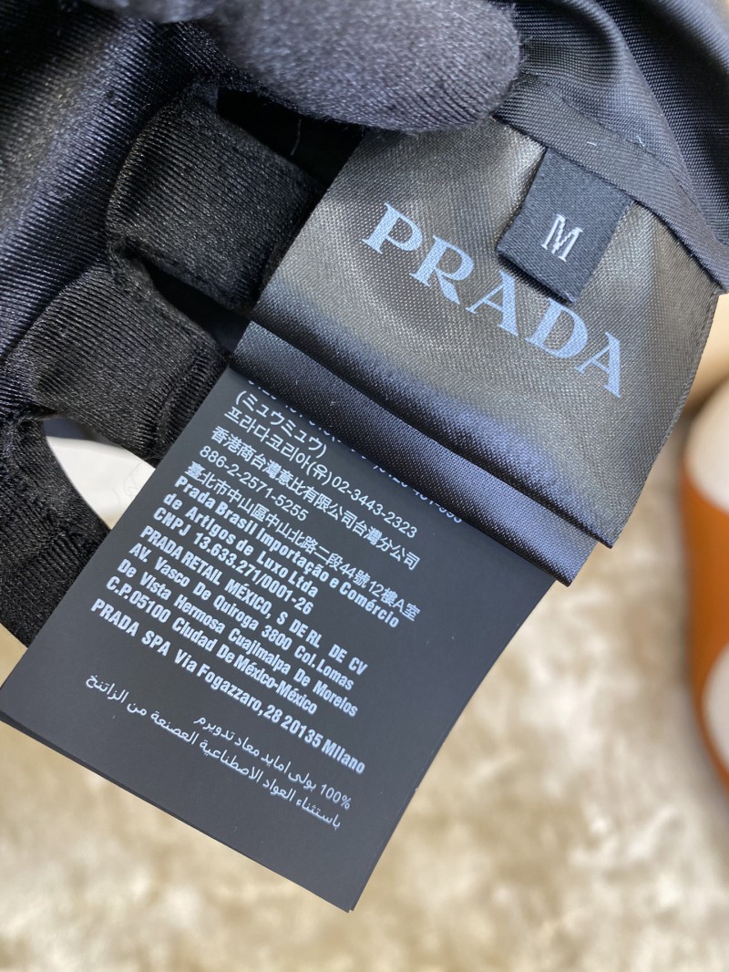 Prada Triangle Label Nylon Work Trousers 8