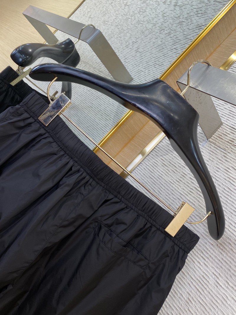 Prada Nylon Triangle Label Shorts Black 7