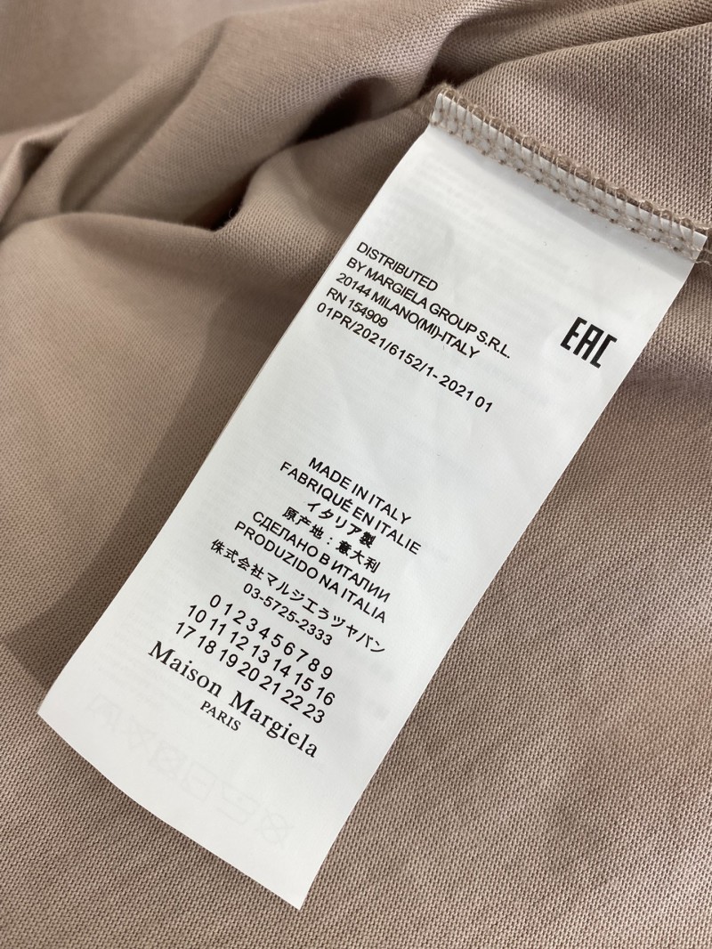 Maison Margiela Digital Embroidery Four Corner Stitch Short Sleeve T-Shirt black 8
