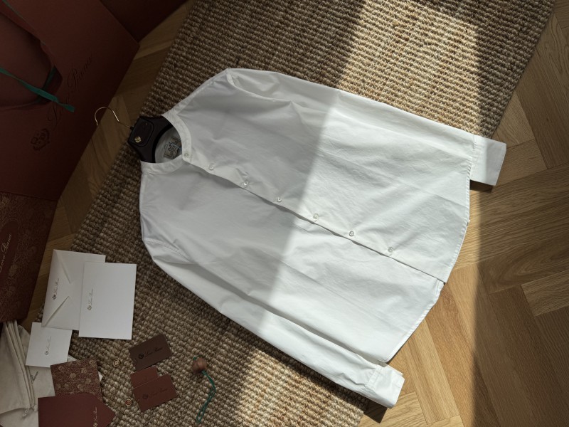 HERMES cotton straight shirt 6
