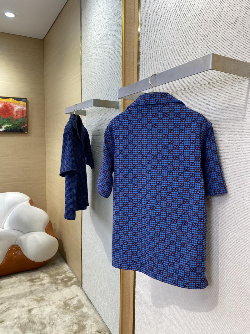 Gucci Printed Jacquard Short Sleeve Shirt 3