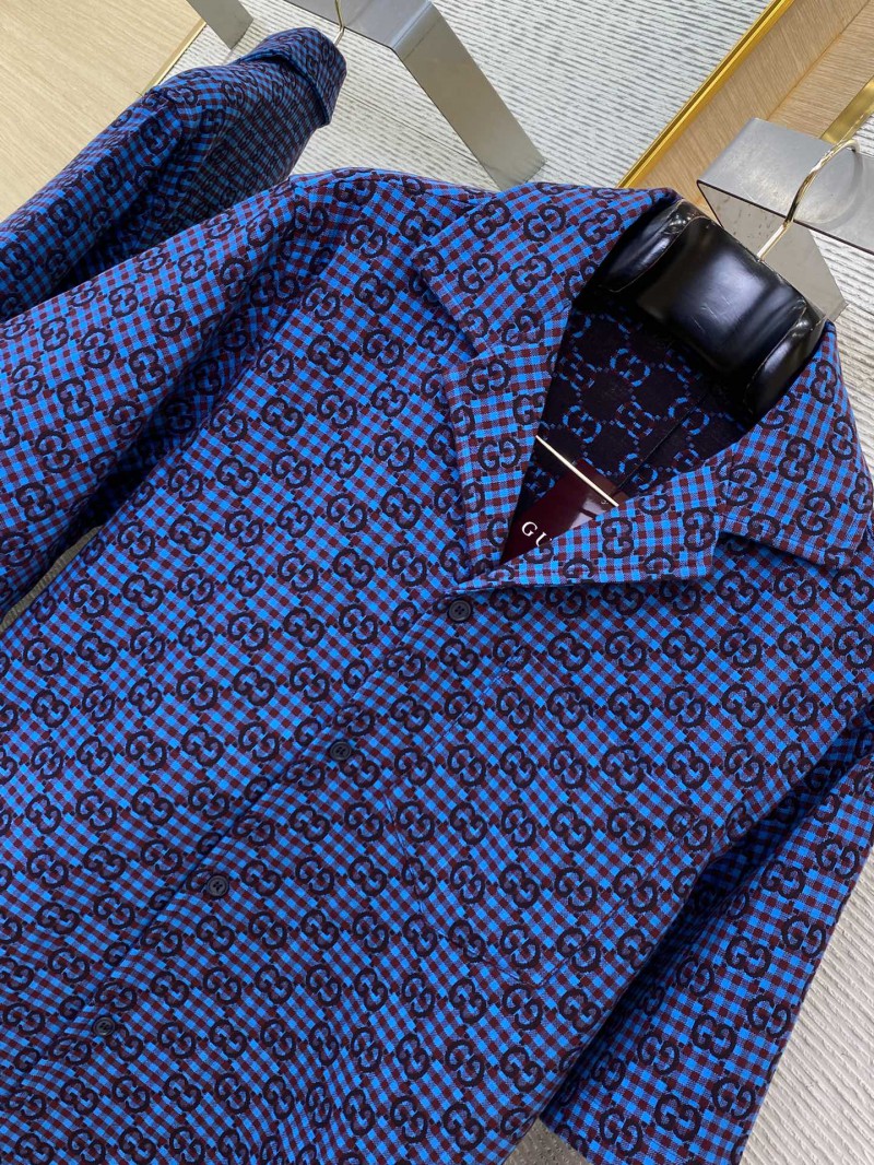 Gucci Printed Jacquard Short Sleeve Shirt 5