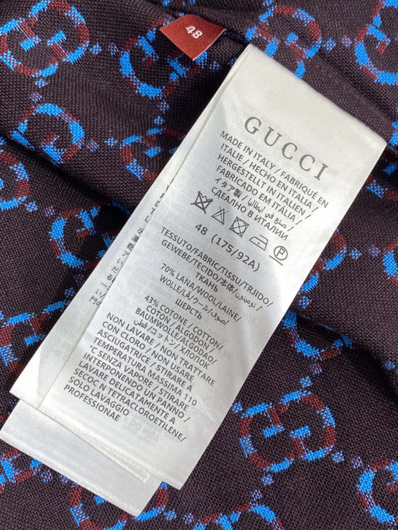 Gucci Printed Jacquard Short Sleeve Shirt 8