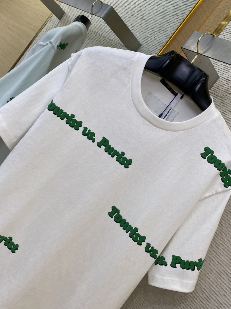 LV Letters Printed Crew Neck Short Sleeve T-Shirt 5