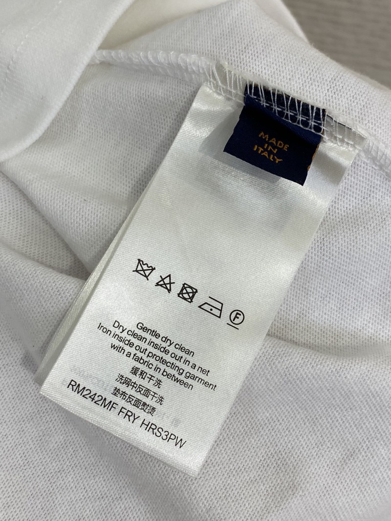 LV Letters Printed Crew Neck Short Sleeve T-Shirt 8