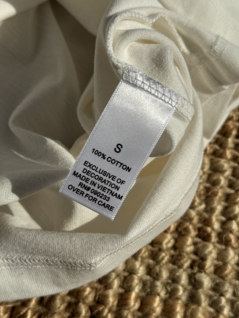 Bottega Veneta Pocket Studded Round Neck Short Sleeve White 8