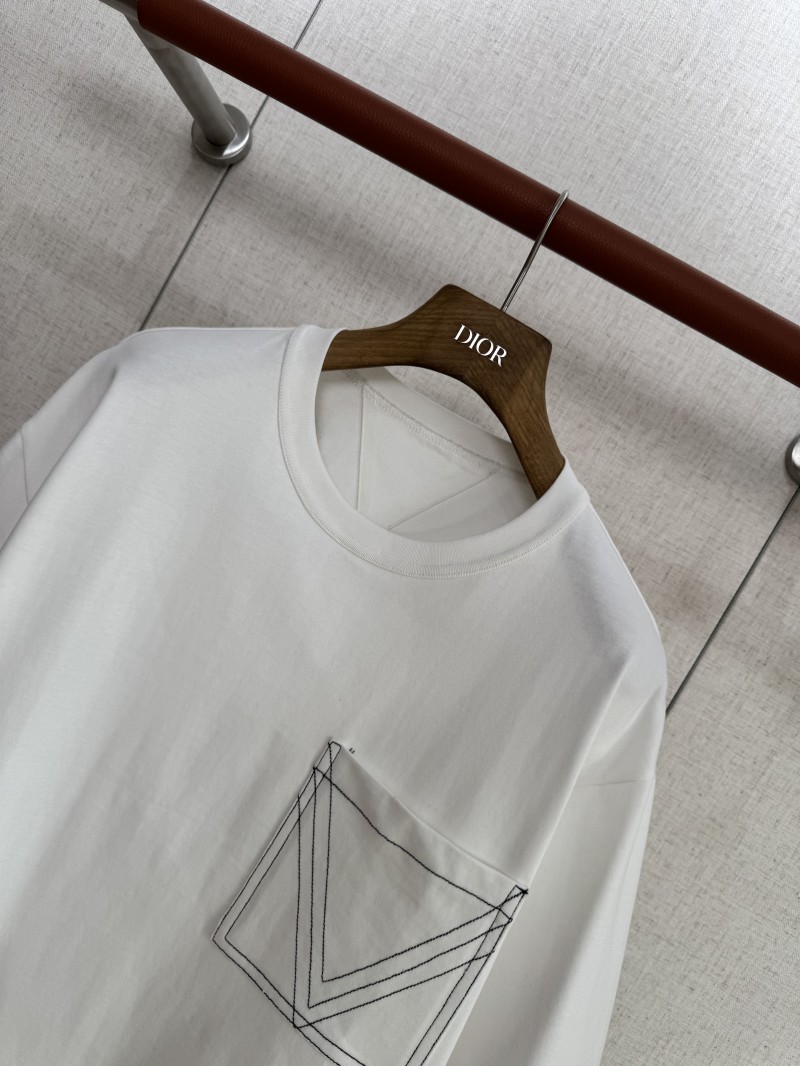 Bottega Veneta Pocket Embroidery Short Sleeve White 2