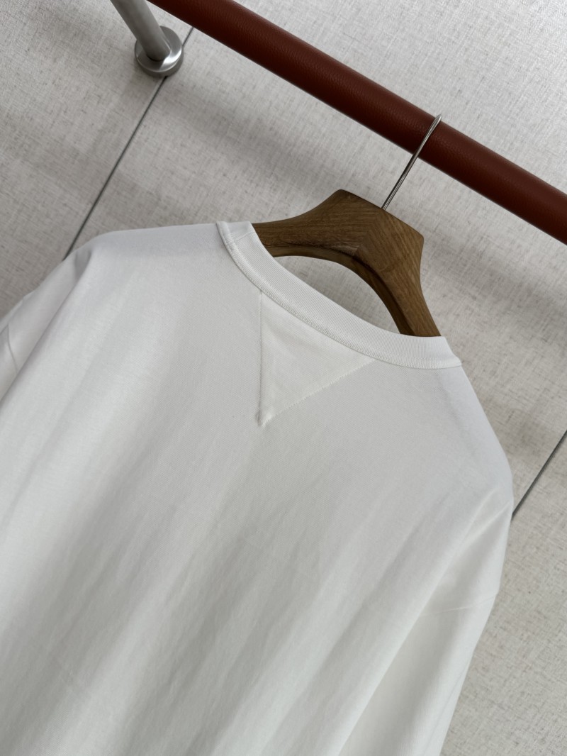 Bottega Veneta Pocket Embroidery Short Sleeve White 4