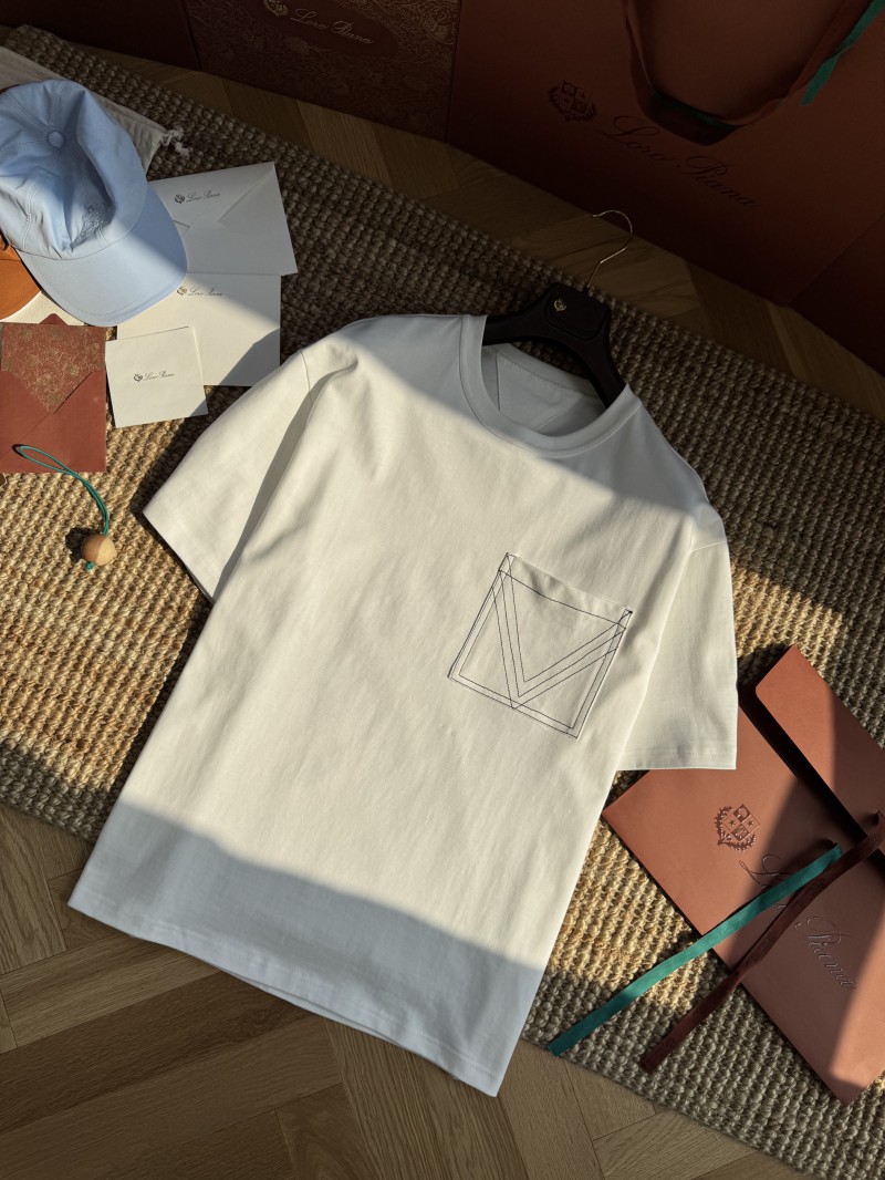 Bottega Veneta Pocket Embroidery Short Sleeve White 6