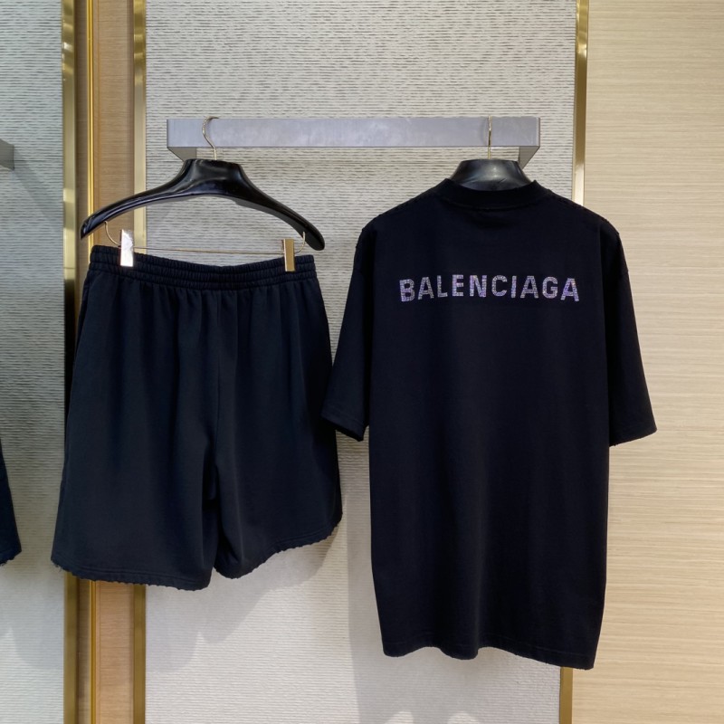 Balenciaga Rhinestone Shorts 1