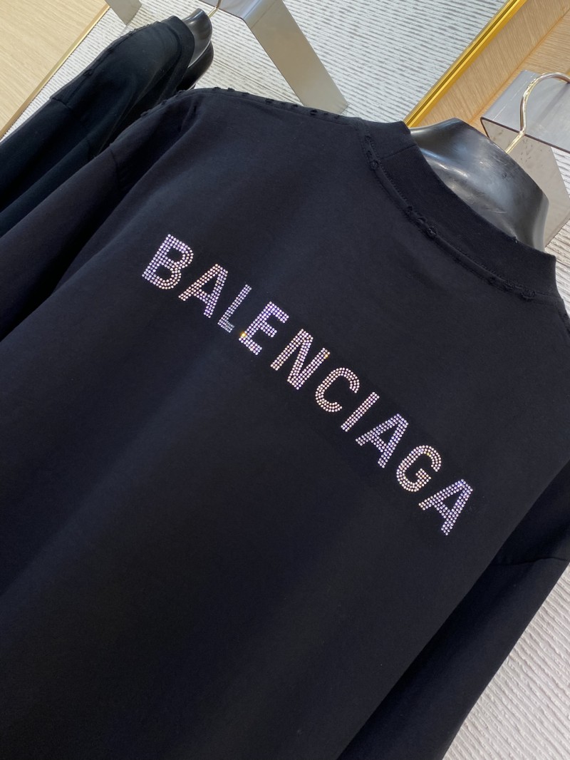 Balenciaga Rhinestone Short Sleeve 7