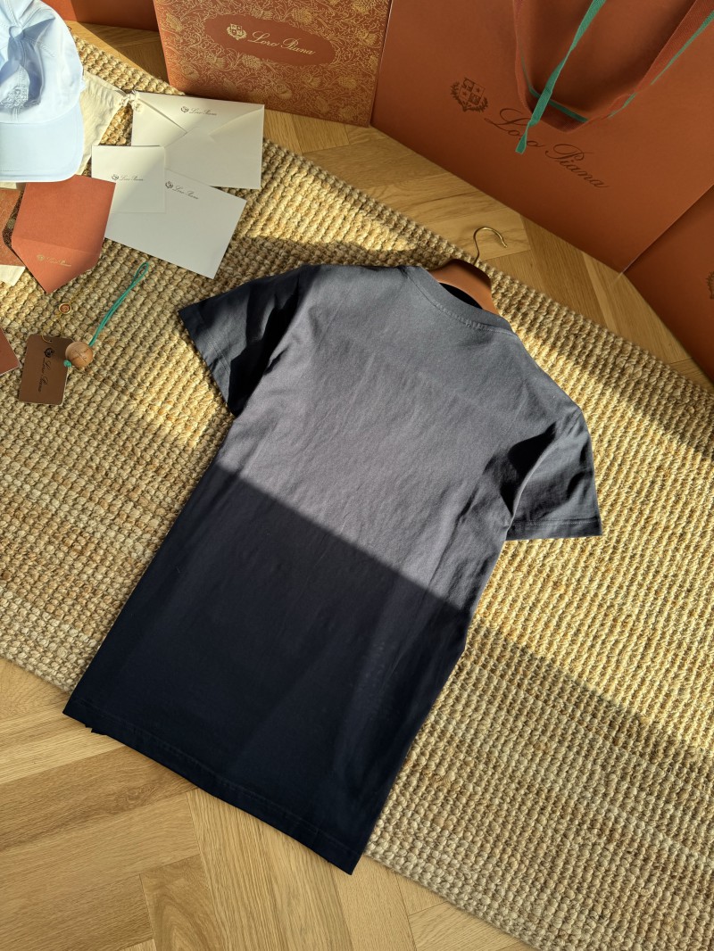 HERMES Leather Embroidered Round Neck Short Sleeve T Sleeve Black 7