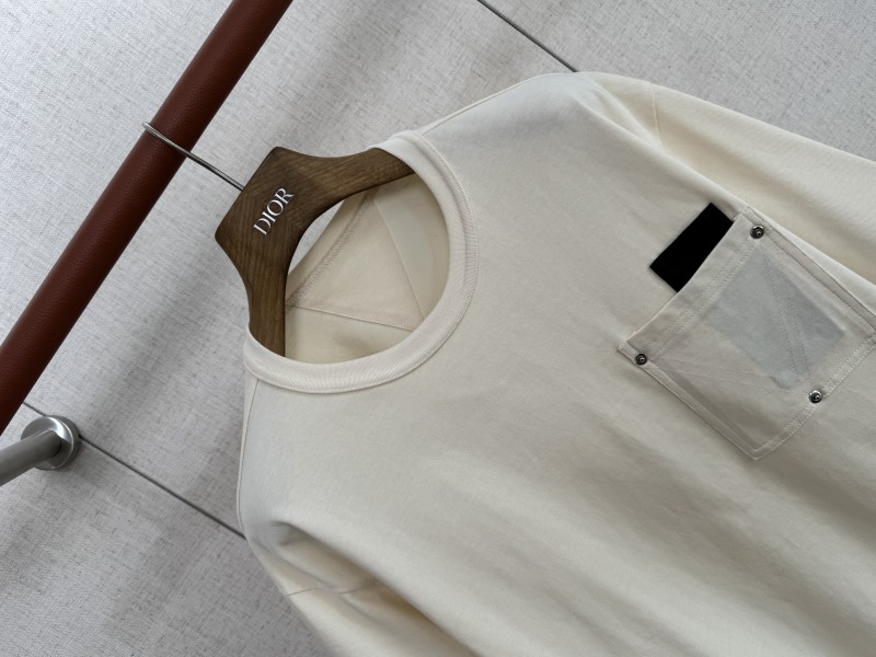 Bottega Veneta Cotton Pocket Round Neck Short Sleeve 2