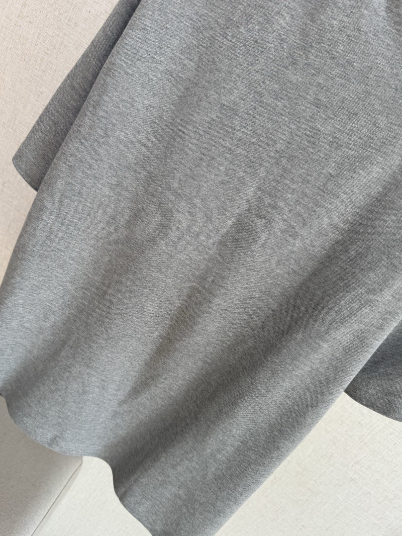 HERMES Leather Patchwork Pocket Round Neck Short Sleeve 5