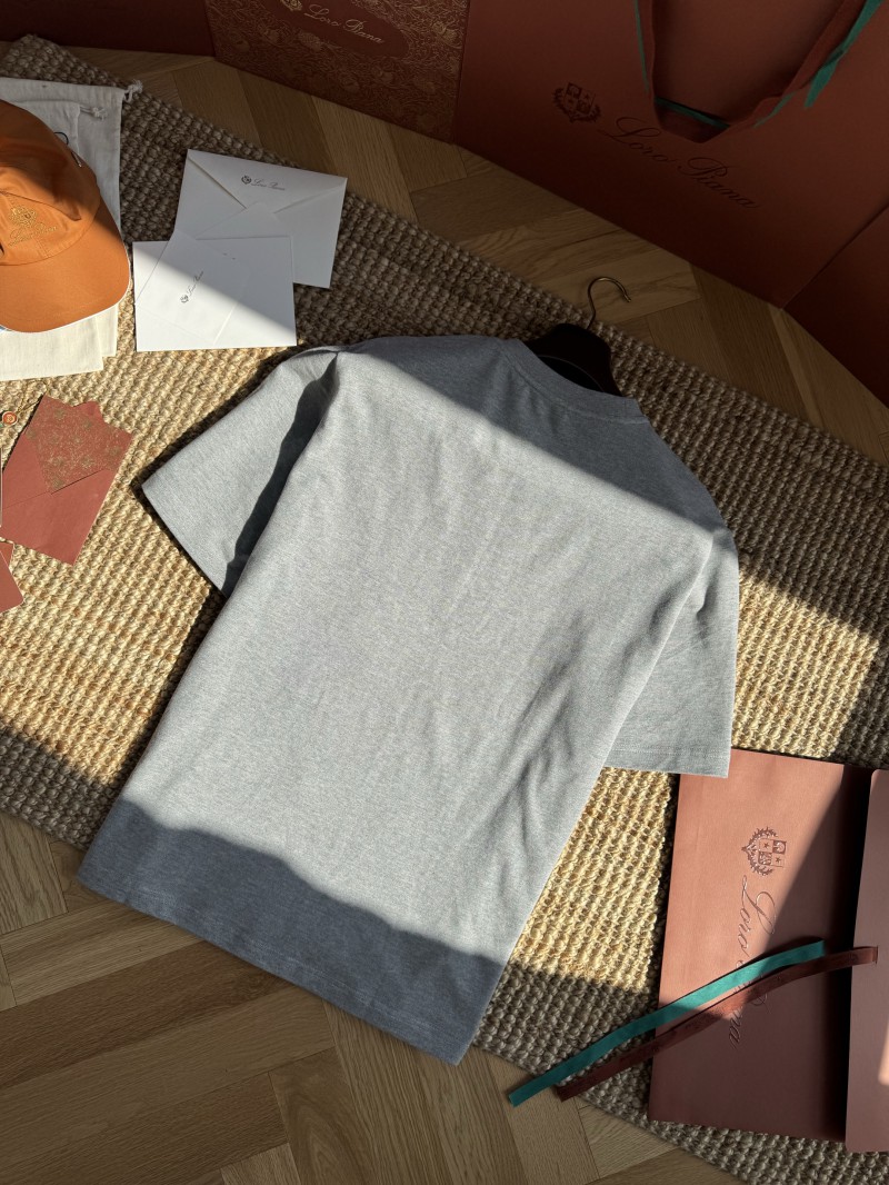 HERMES Leather Patchwork Pocket Round Neck Short Sleeve 7
