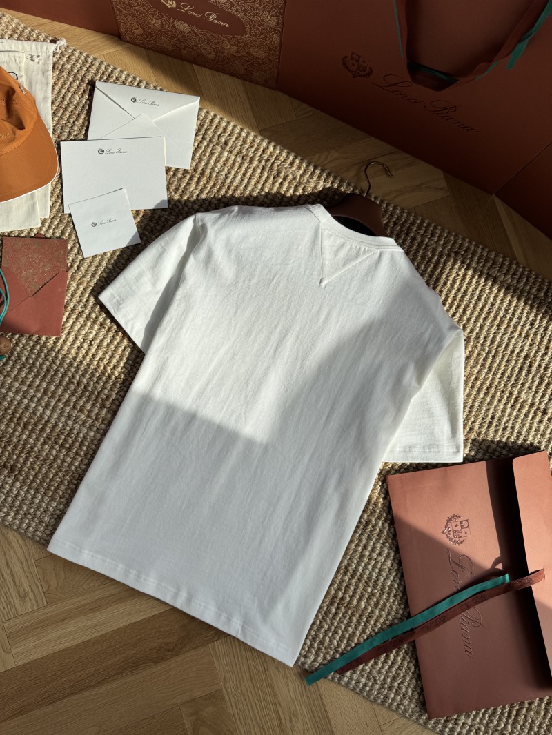 Bottega Veneta Braided Pocket Round Neck Short Sleeve White 7