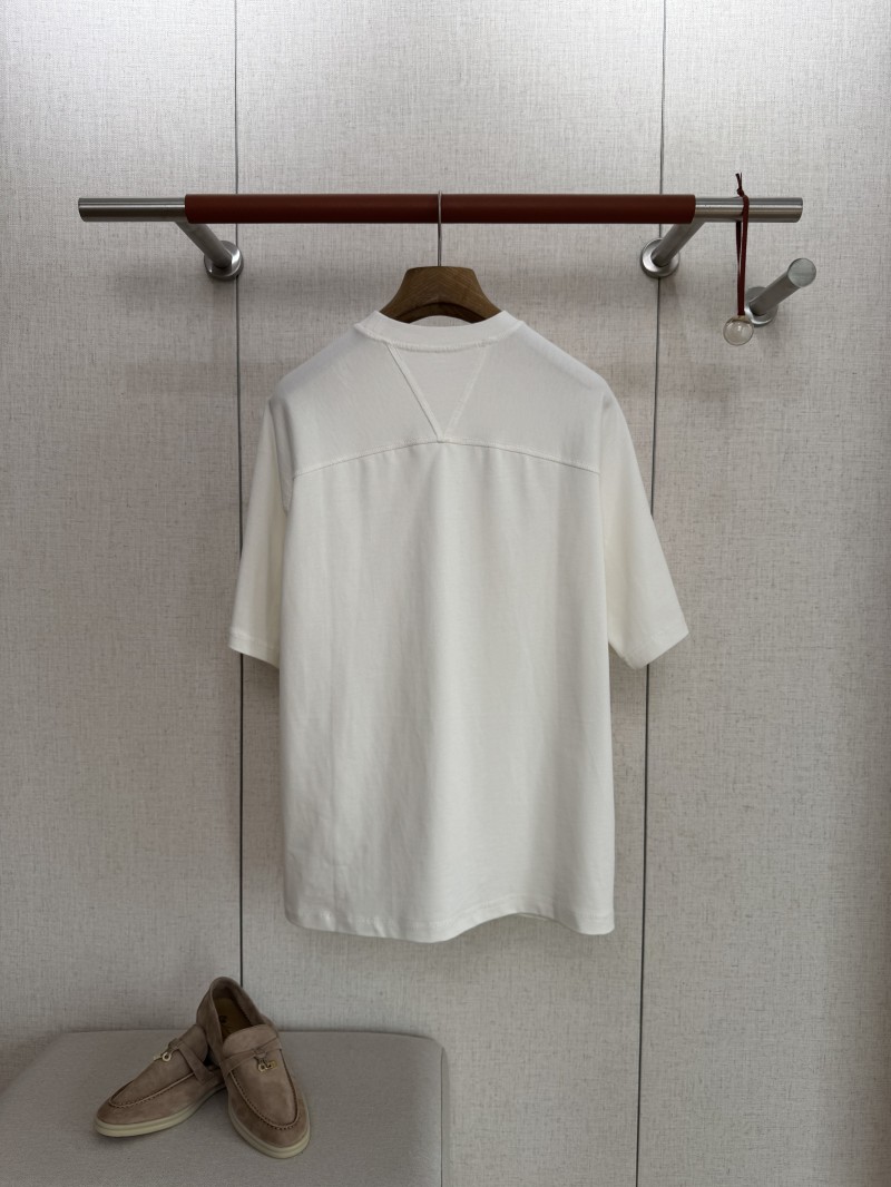 Bottega Veneta Crew neck short sleeve T-shirt white 1