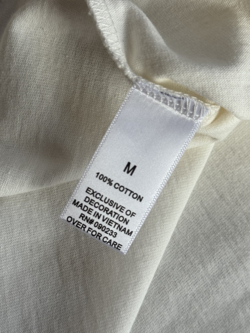 Bottega Veneta Round Neck Pocket Heart Short Sleeve White 8